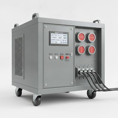 Banco de carga capacitiva resistiva RCD portátil de 3 fases de 100 kW con generador de control digital Sistema de prueba UPS